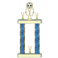 Trophies - #Soccer Vertical Star Riser F Style Trophy